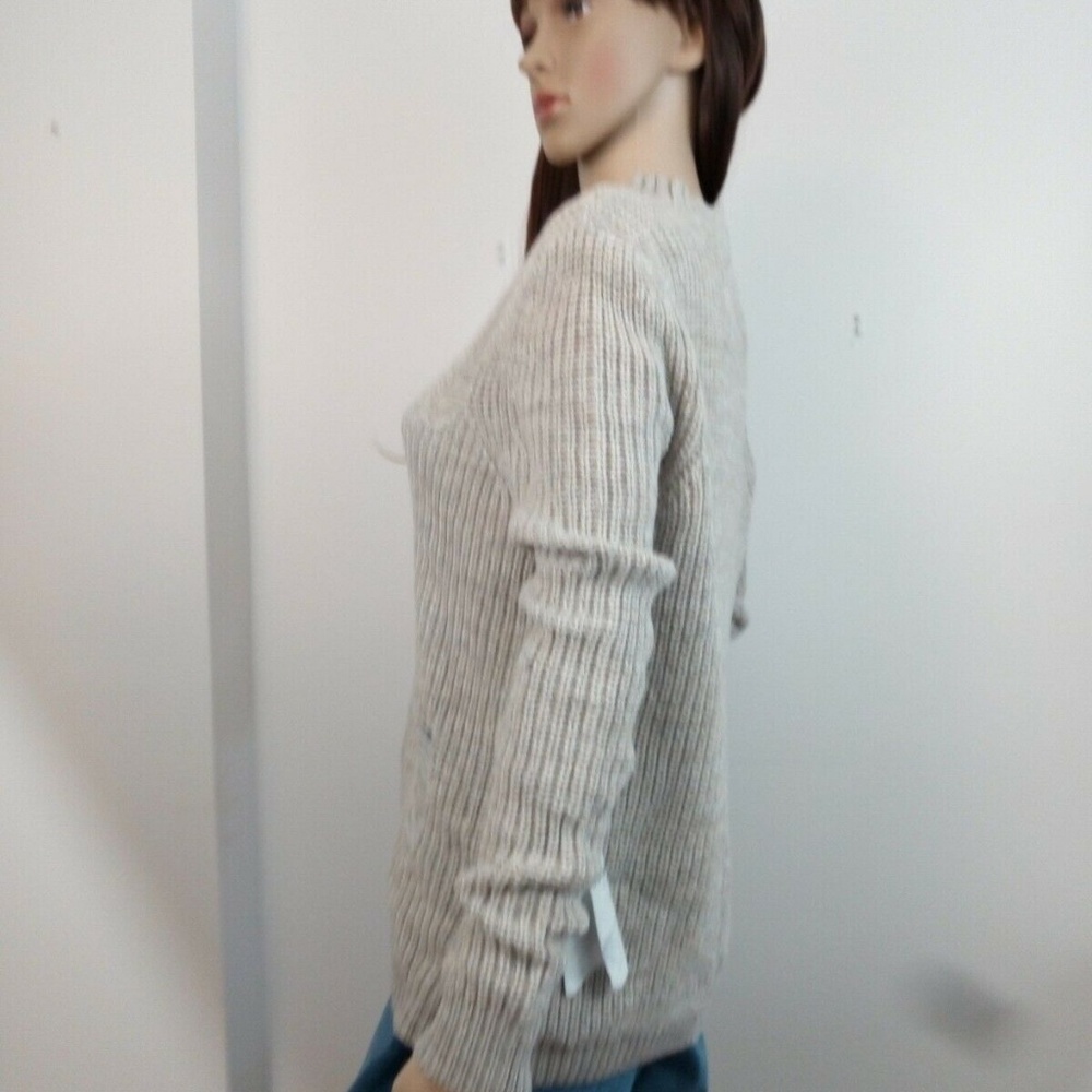 Crave Fame by Almost Famous Distressed Open Neck - Picture 4 of 8